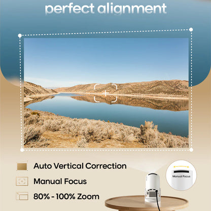 Portable HD Wireless Smart Projector