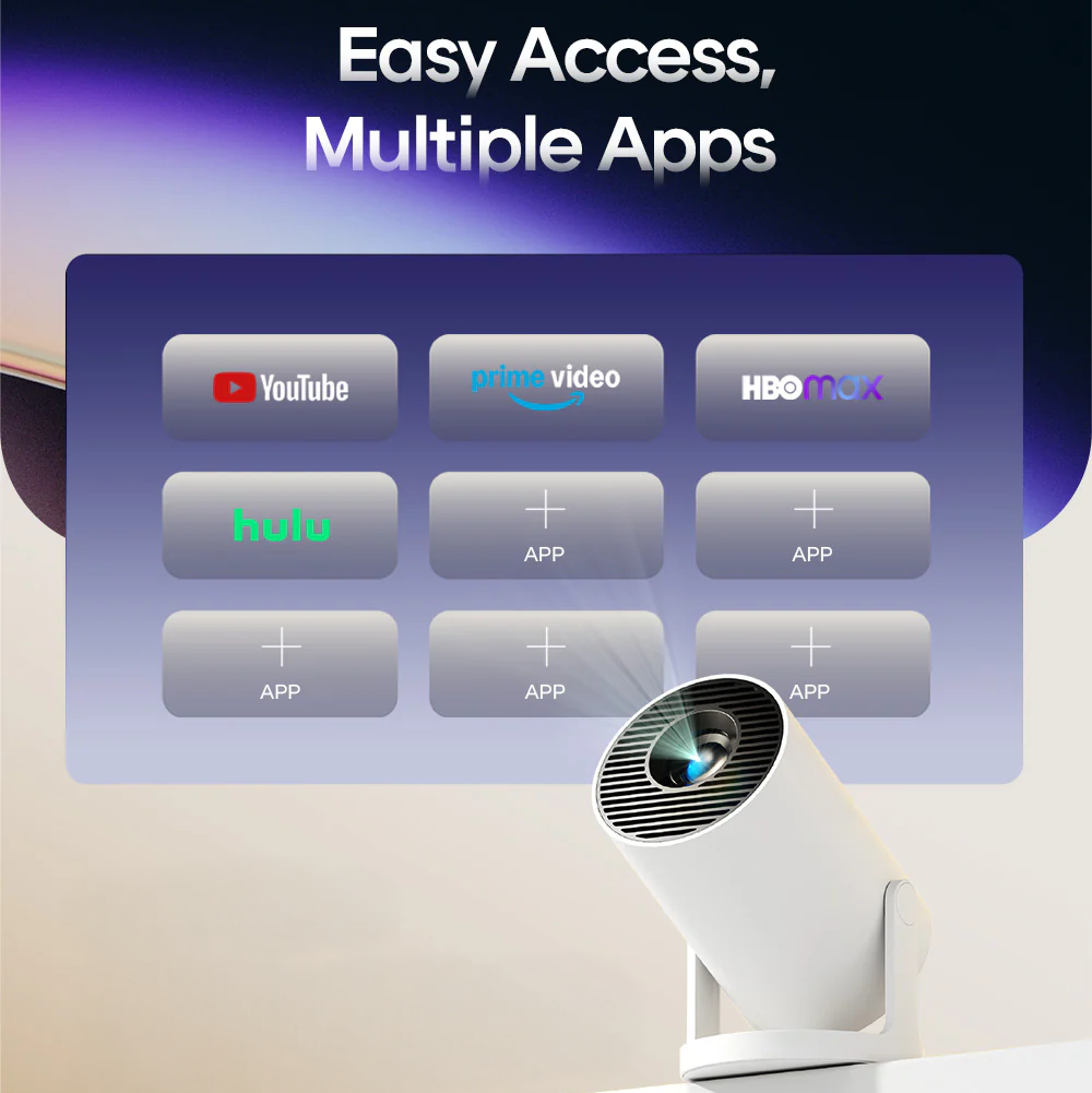 Portable HD Wireless Smart Projector